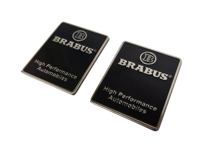 Mercedes-Benz W463 W463A Brabus High Performance Automobiles Emblems Black Glossy